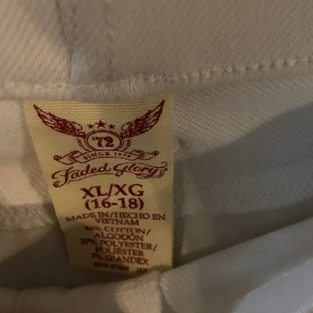 Faded Glory White Pants